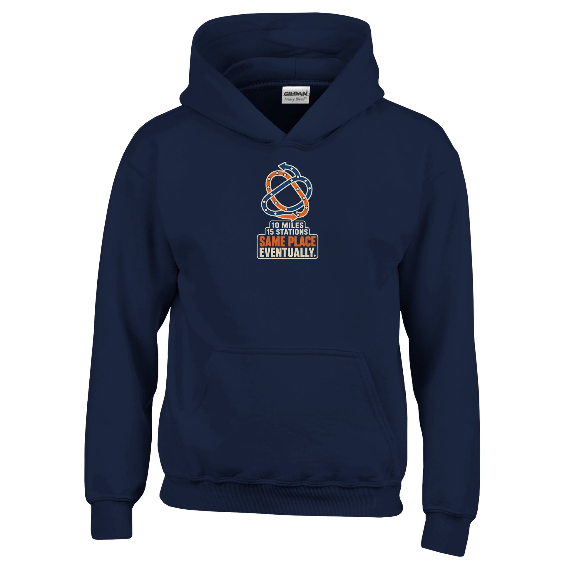 Glasgow Same Place Eventually Kids' Hoodie — product view 7