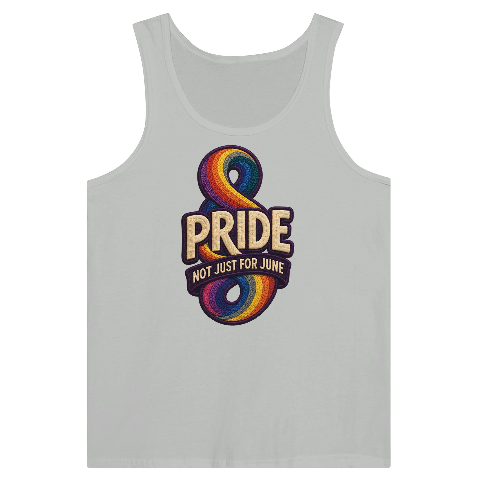 Pride: Not Just for June Premium Unisex Tank Top — product view 5