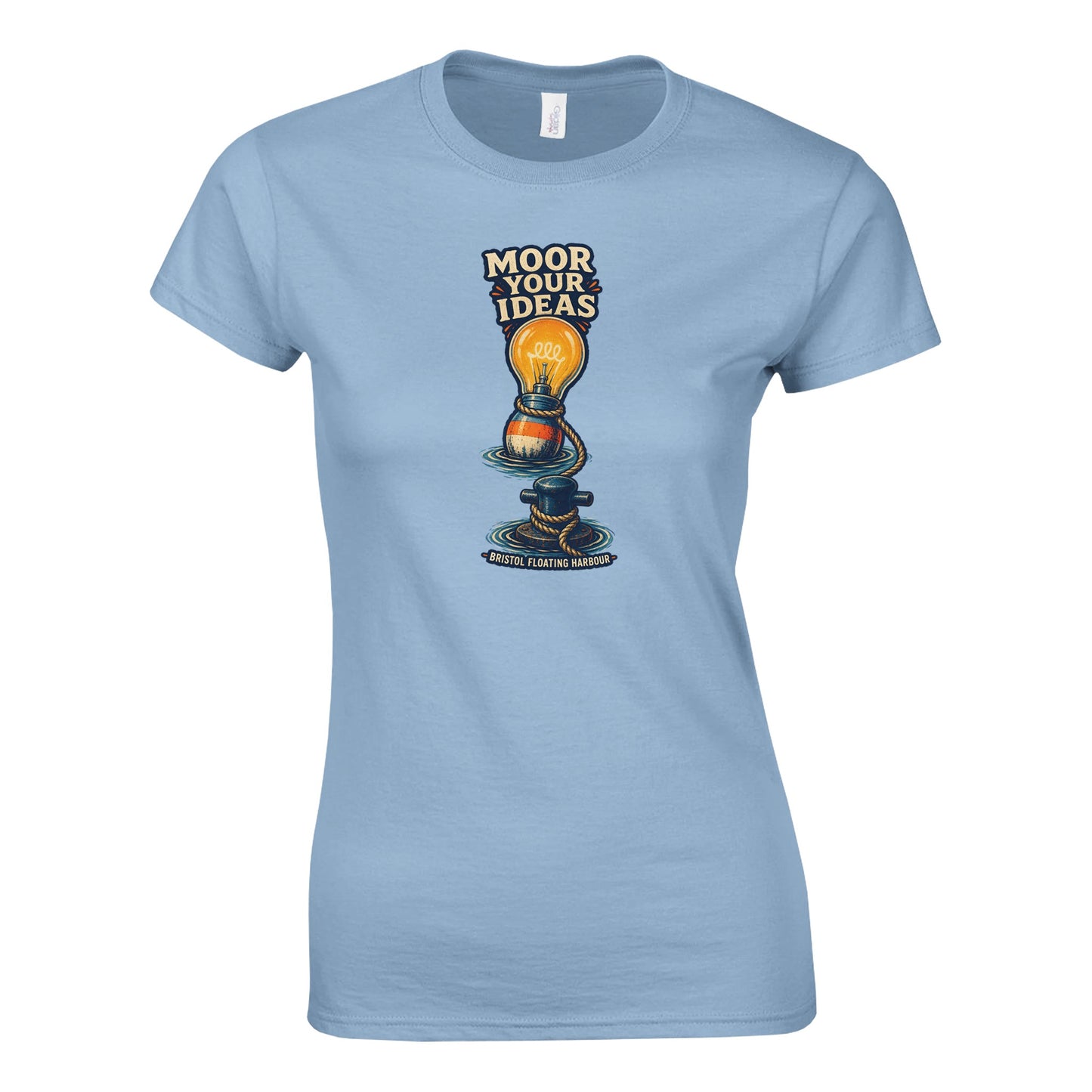 Moor Your Ideas – Bristol Floating Harbour Women's T-shirt — product view 4