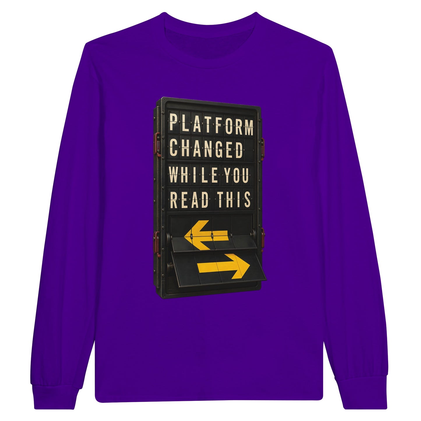 Platform Changed While You Read This Long-Sleeve T-shirt — product view 13