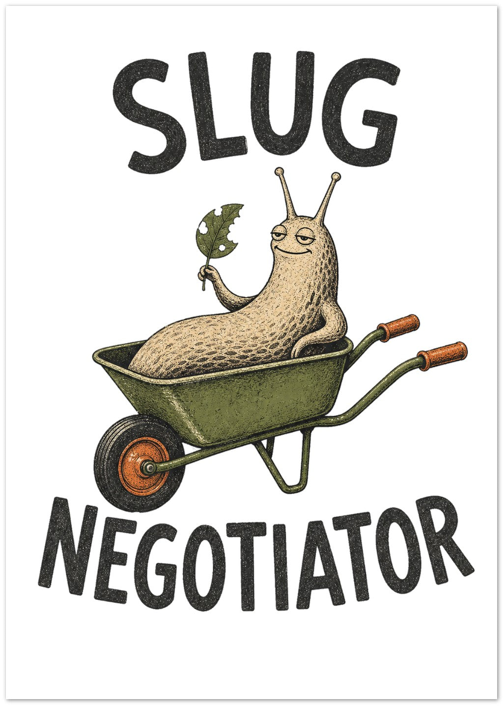 Slug Negotiator Garden Graphic Greeting Card Pack — product view 1