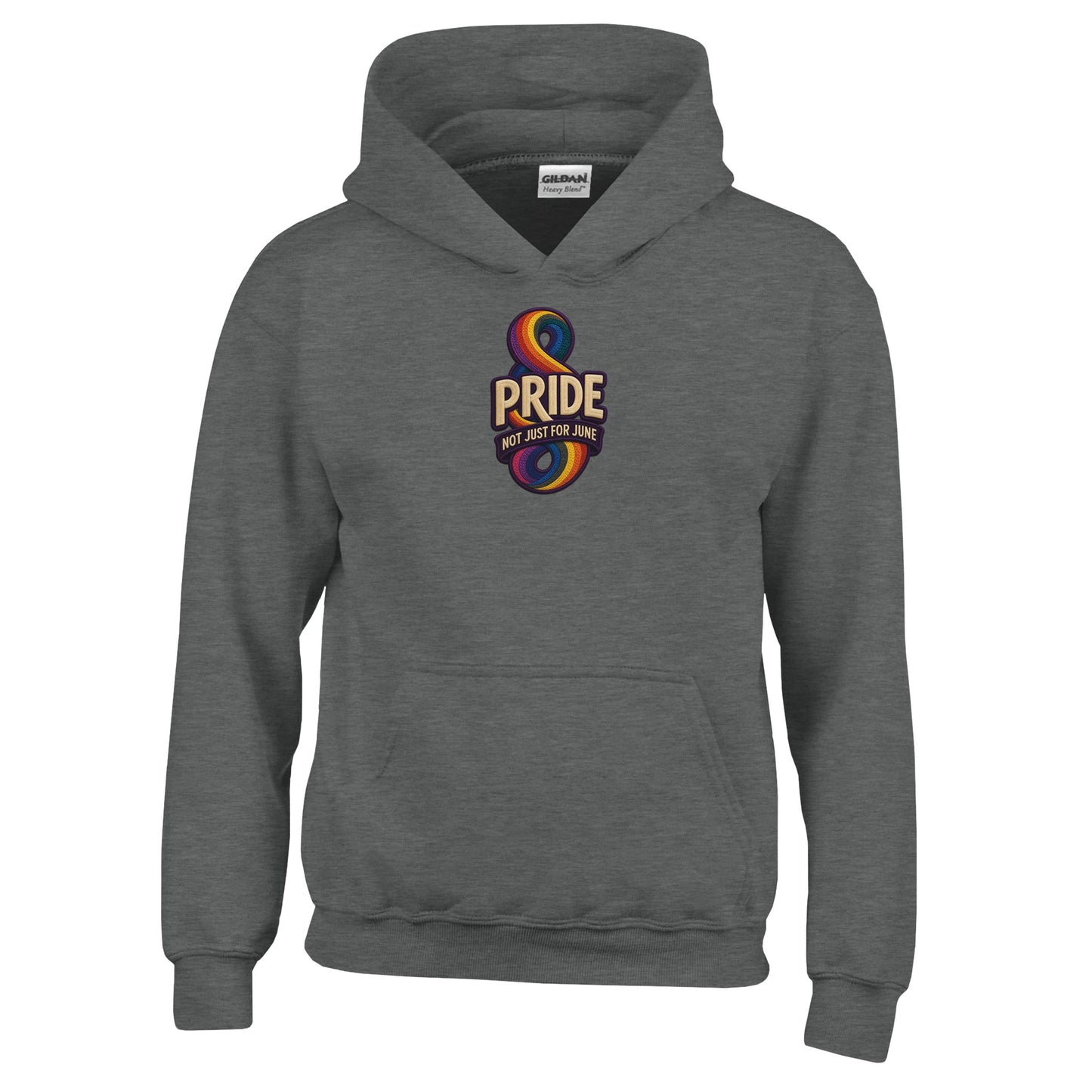 Pride: Not Just for June Kids' Hoodie — product view 2
