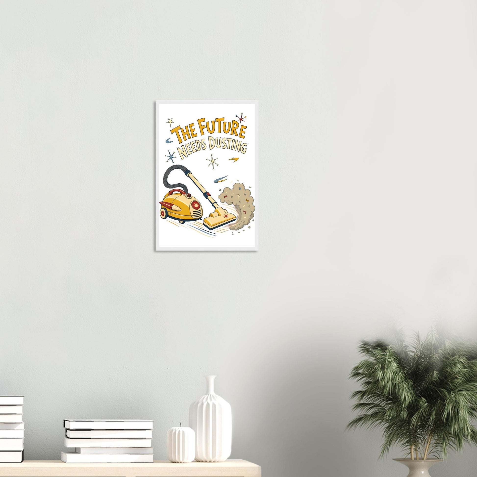 The Future Needs Dusting Framed Wall Art — product view 11