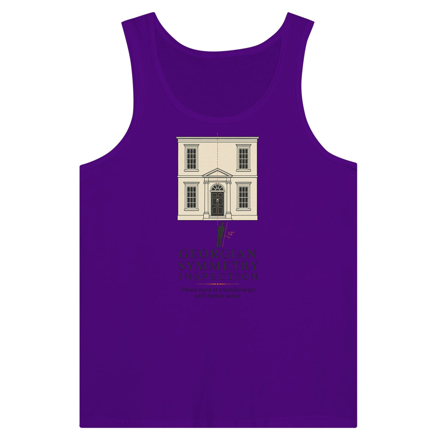 Georgian Symmetry Inspection — Bath Premium Unisex Tank Top — product view 6