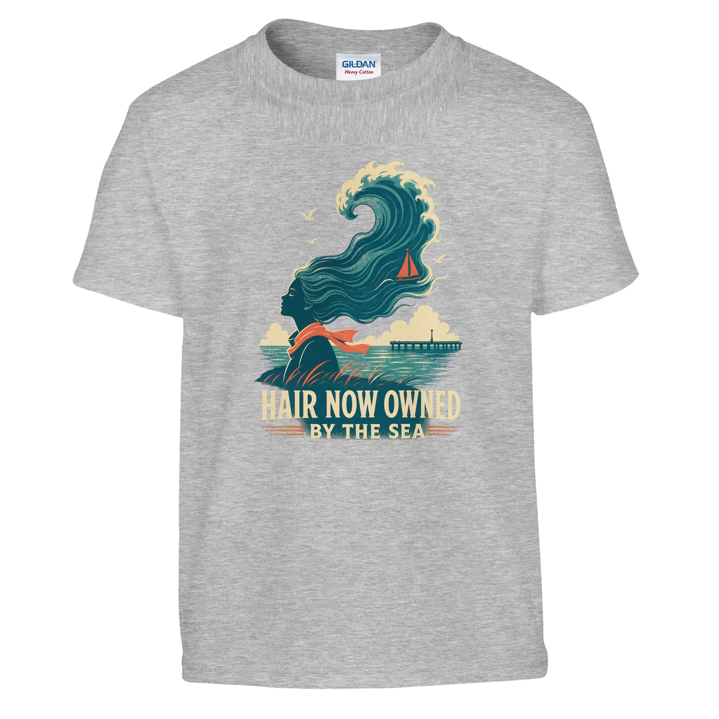 Hair Now Owned by the Sea Kids' T-shirt — product view 4