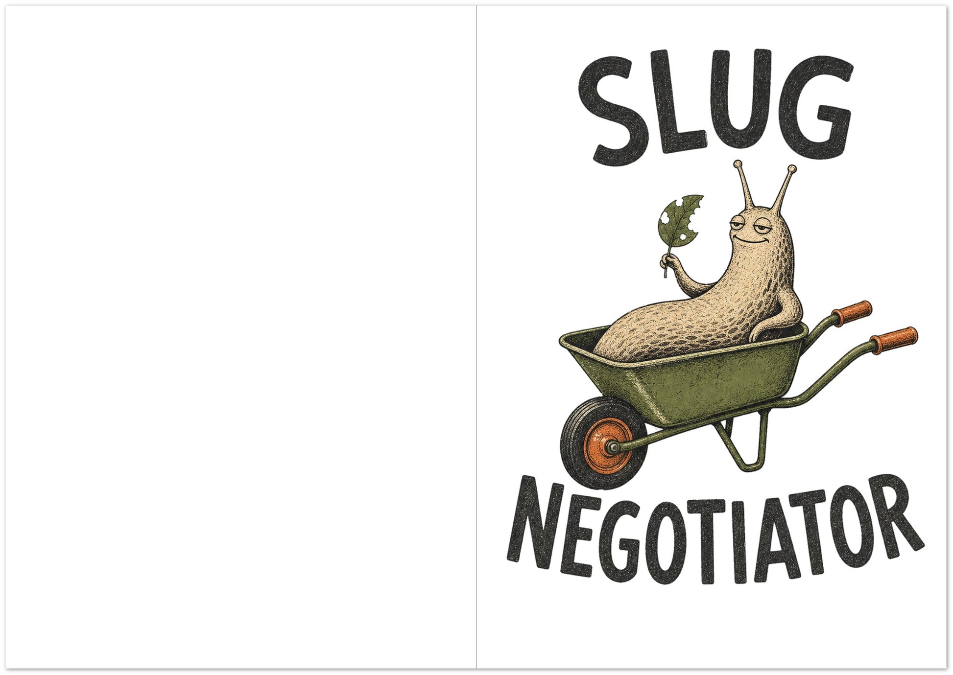 Slug Negotiator Garden Graphic Greeting Card Pack — product view 5
