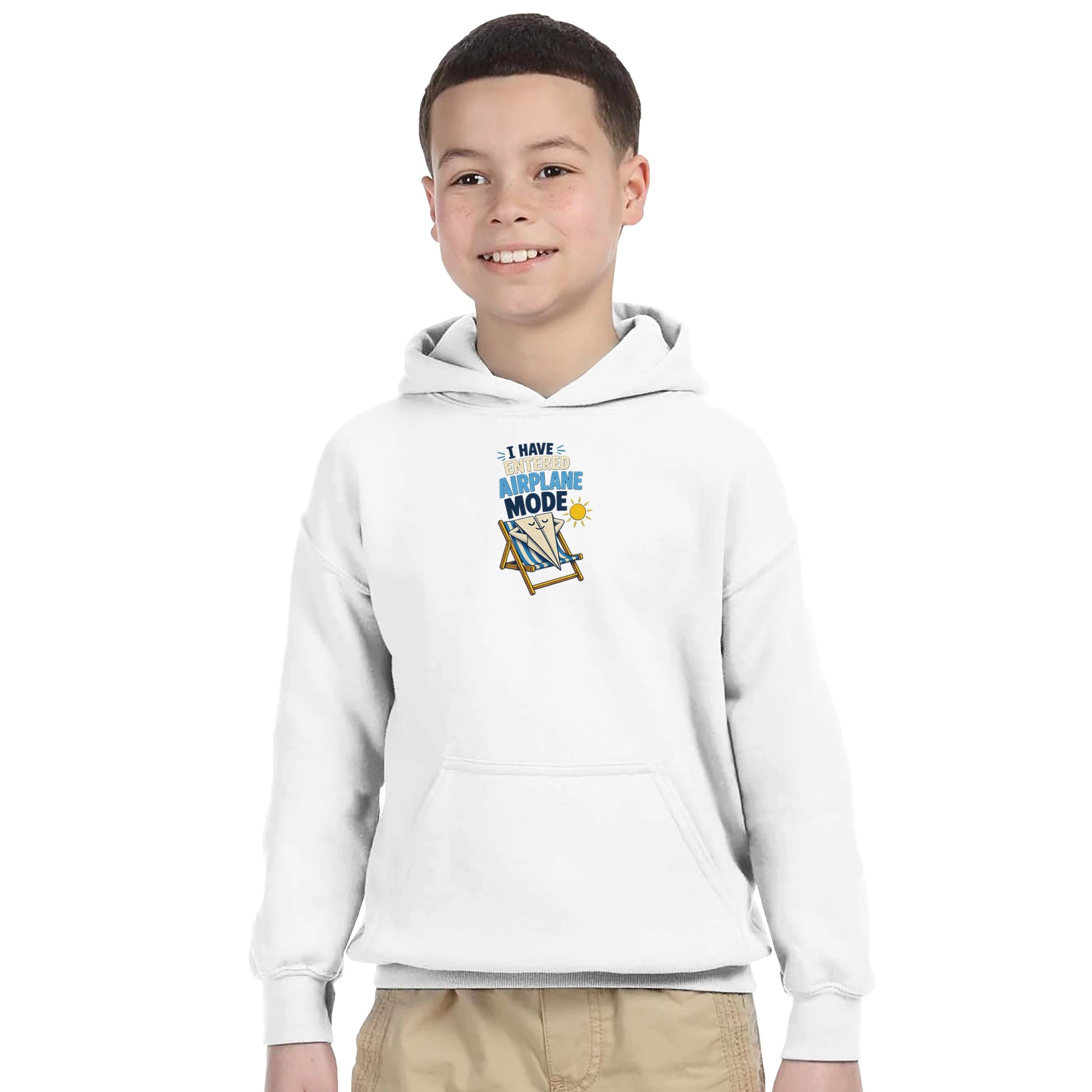 I Have Entered Airplane Mode Graphic Kids' Hoodie — product view 14