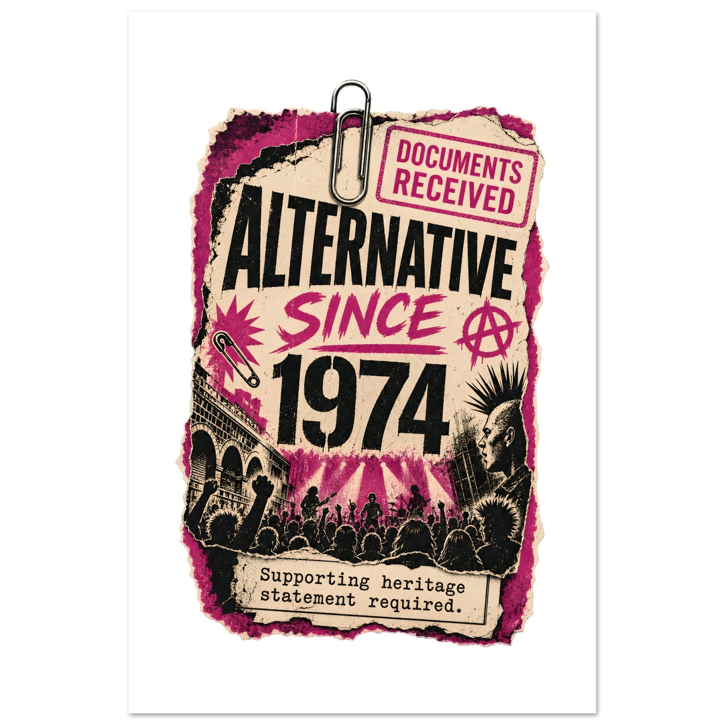 Camden Alternative Since 1974 — Illustrated Poster — product view 5