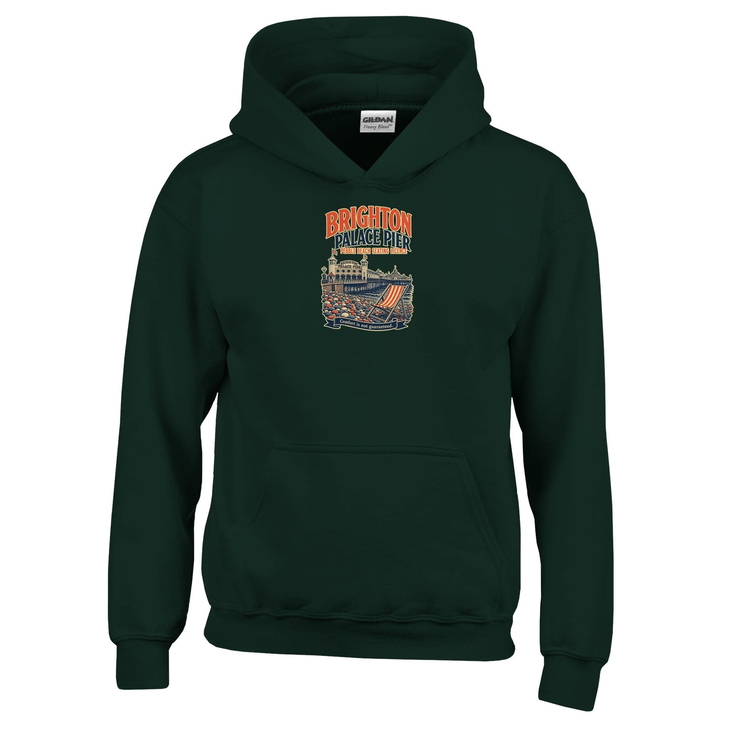 Brighton Pebble Beach Seating Licence Kids' Hoodie — product view 12