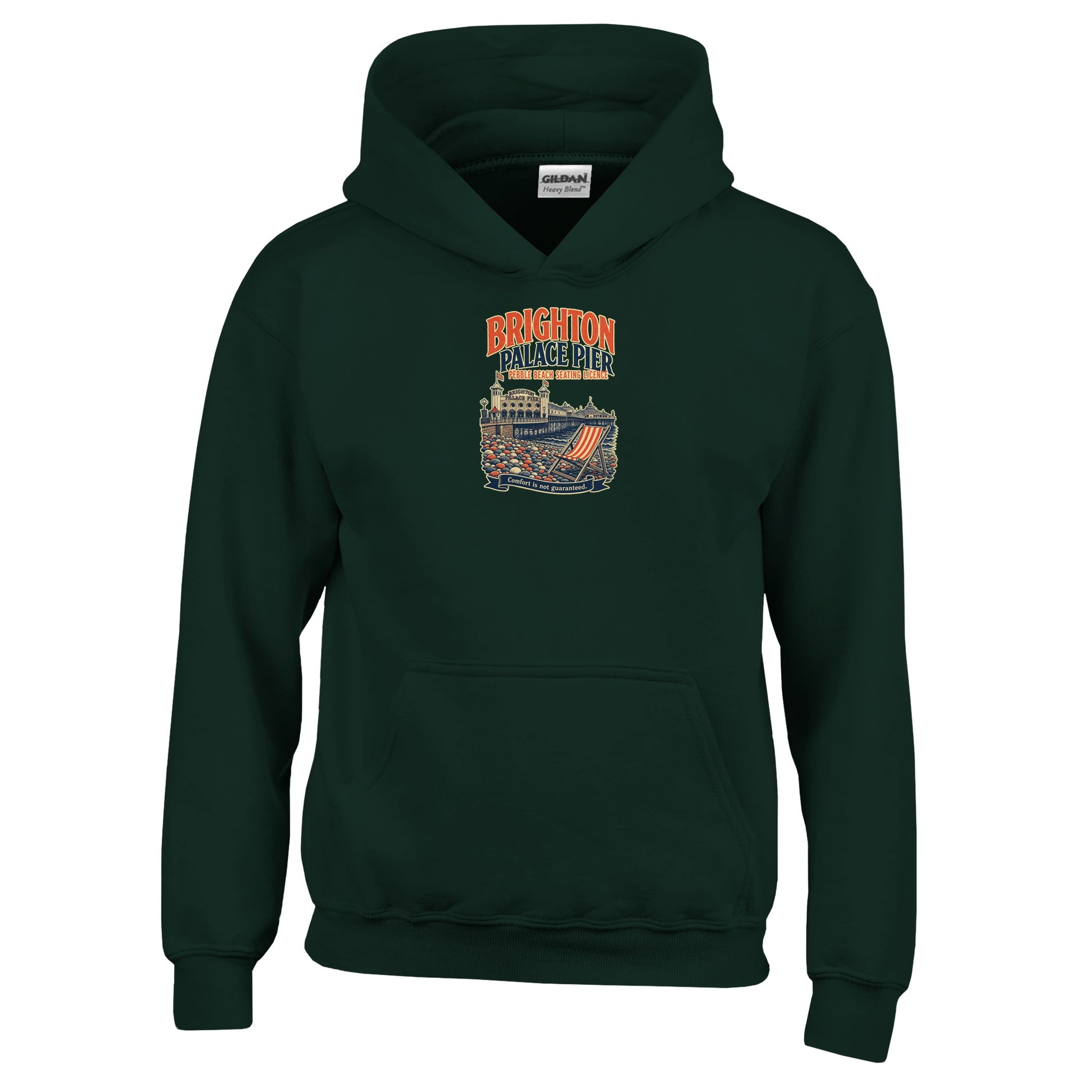 Brighton Pebble Beach Seating Licence Kids' Hoodie — product view 12