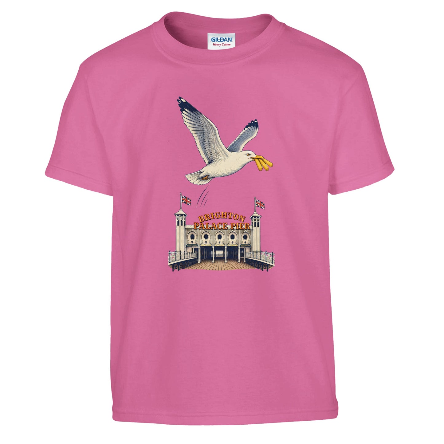 Brighton Palace Pier Chip Heist Kids' T-shirt — product view 10