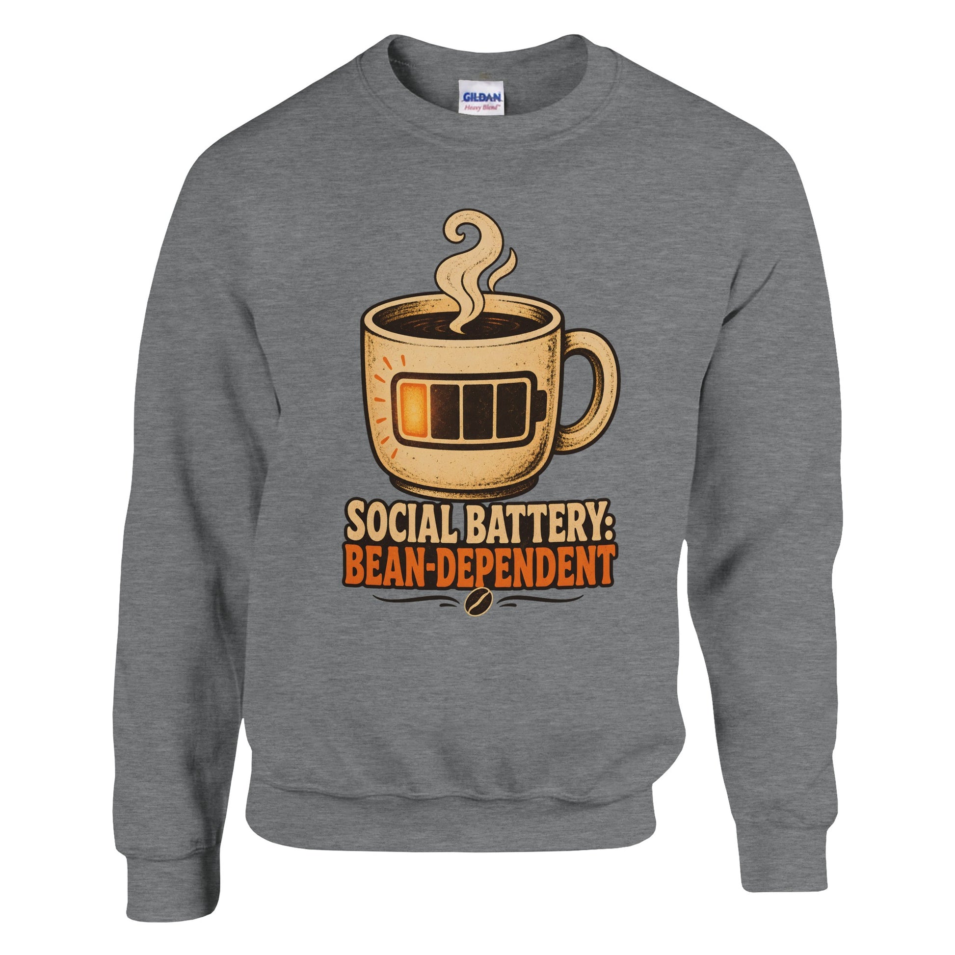 Social Battery: Bean-Dependent Graphic Sweatshirt — product view 16