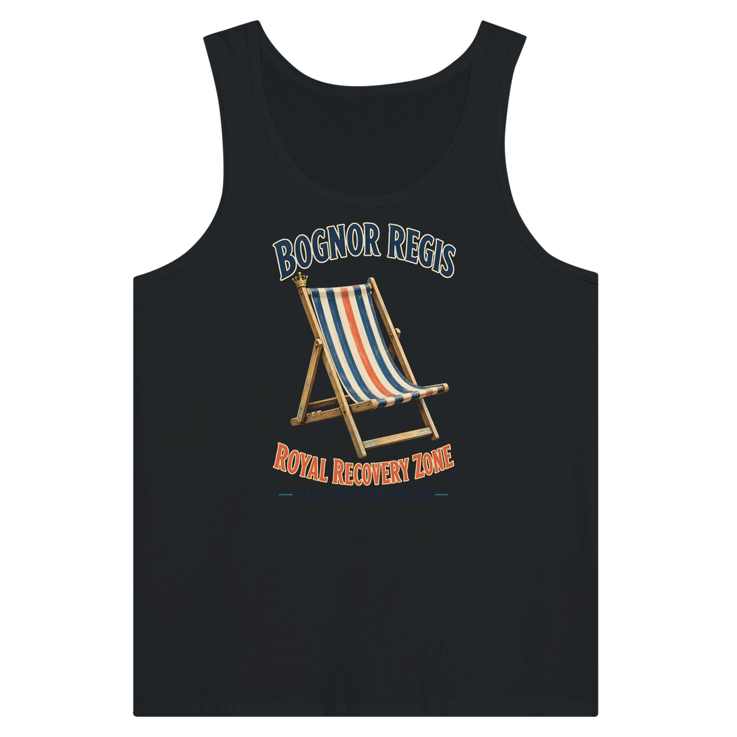 Bognor Regis Royal Recovery Zone Premium Unisex Tank Top — product view 8