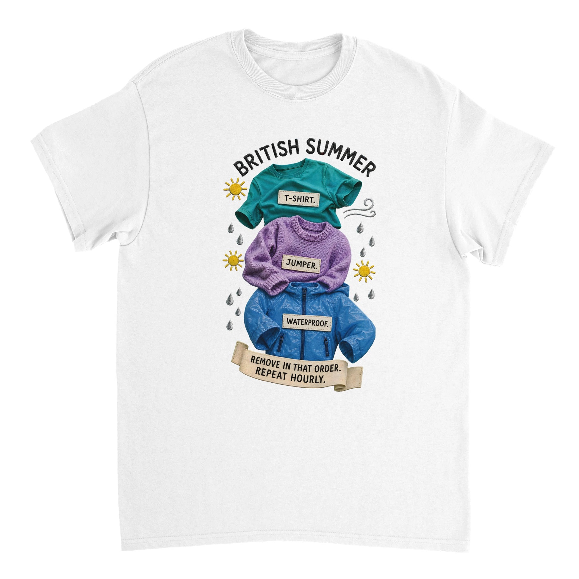 British Summer: Repeat Layers Hourly T-shirt — product view 17