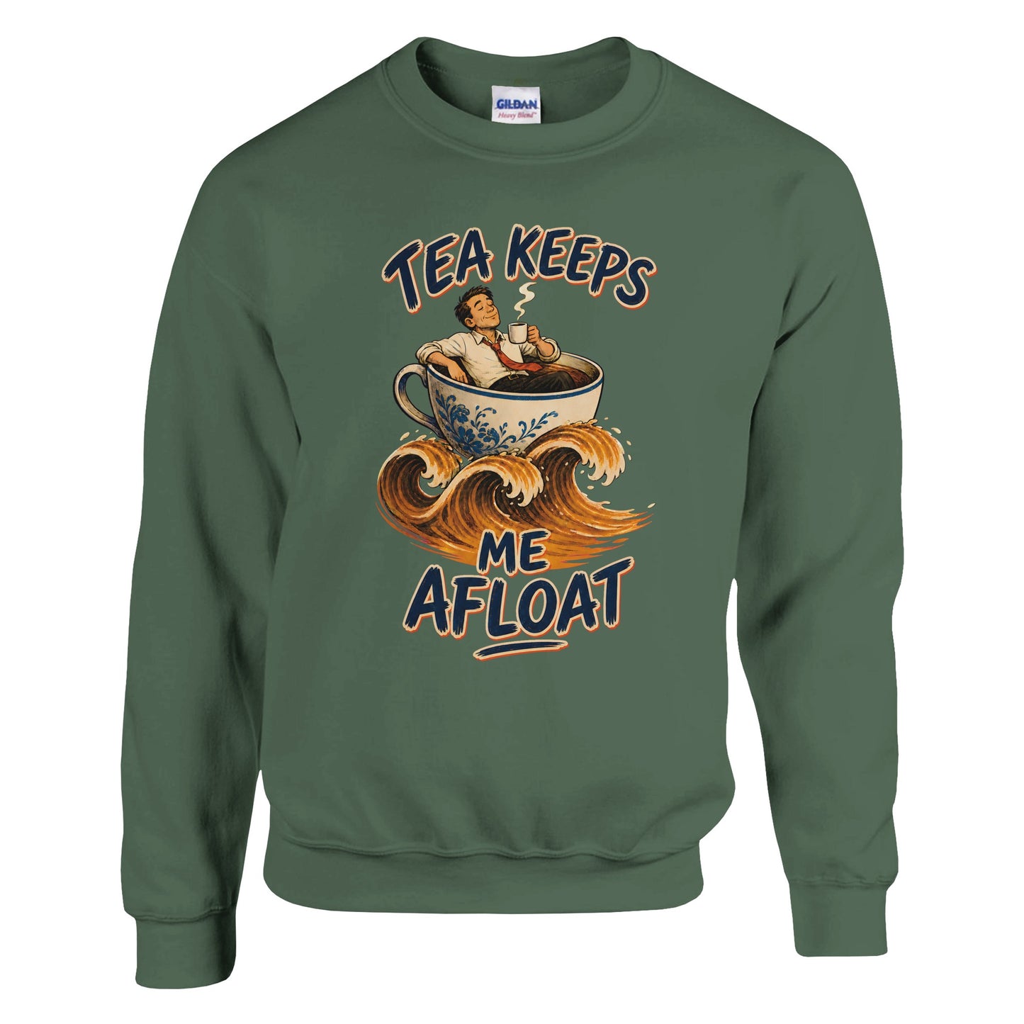 Tea Keeps Me Afloat Sweatshirt — product view 8
