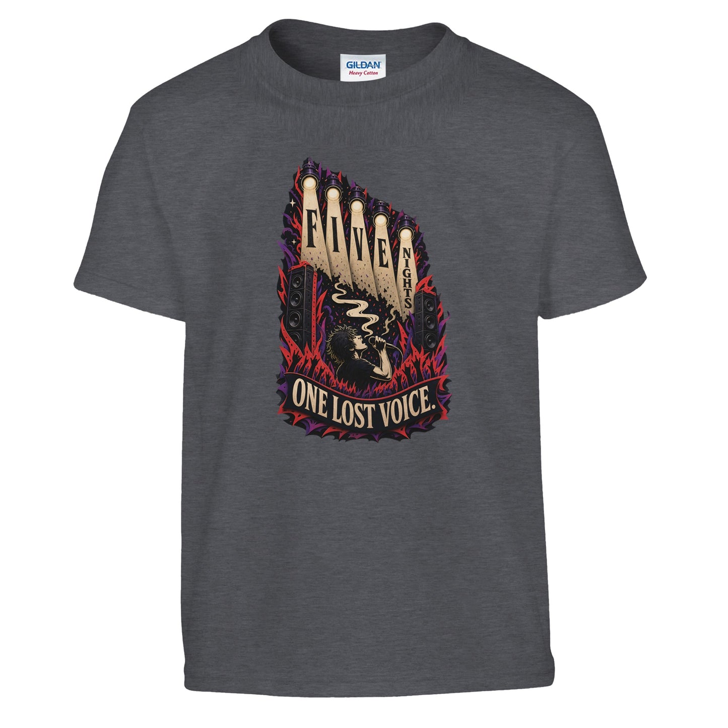 Five Nights, One Lost Voice Kids' T-shirt — product view 12