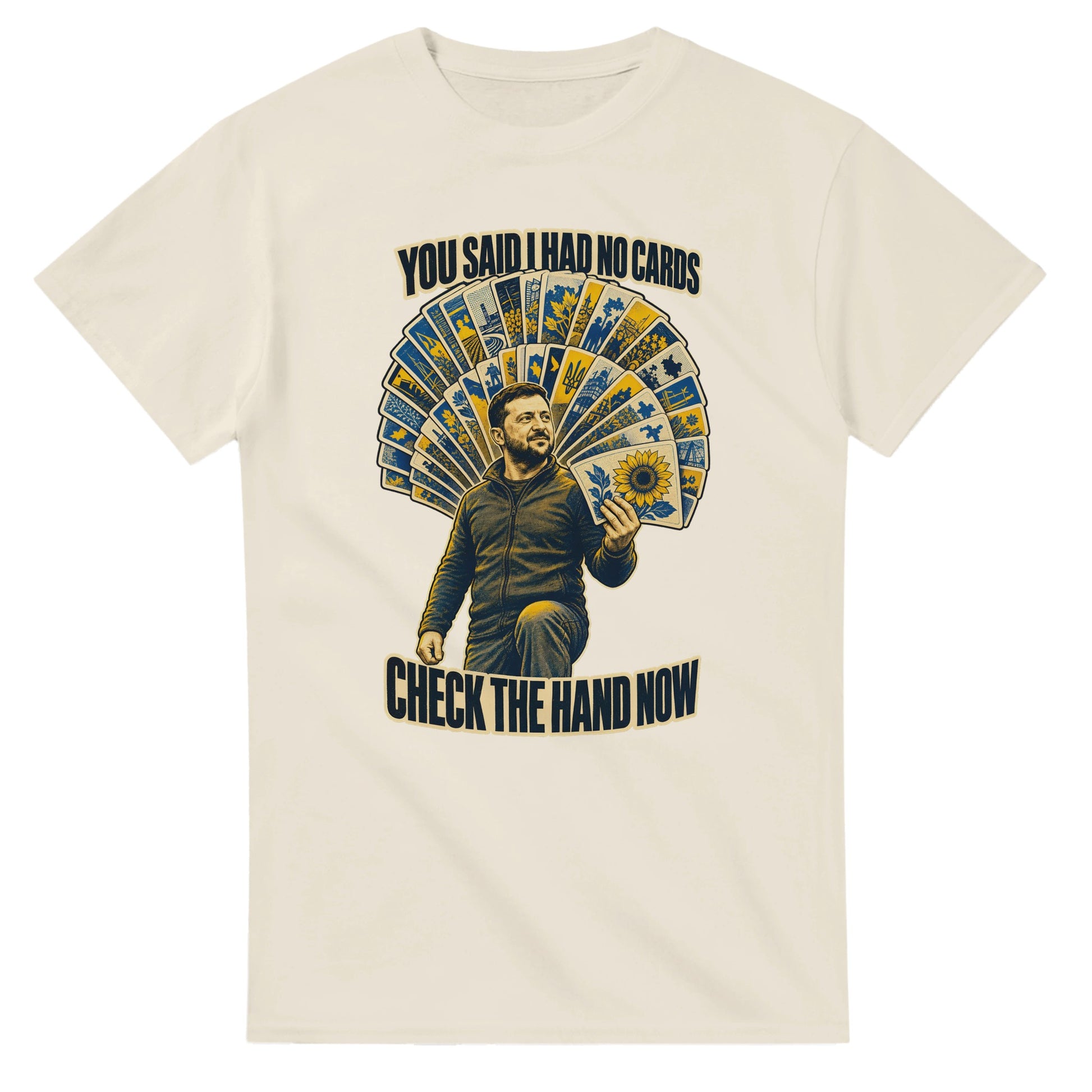 You Said I Had No Cards – Zelenskyy Satire T-shirt — product view 8