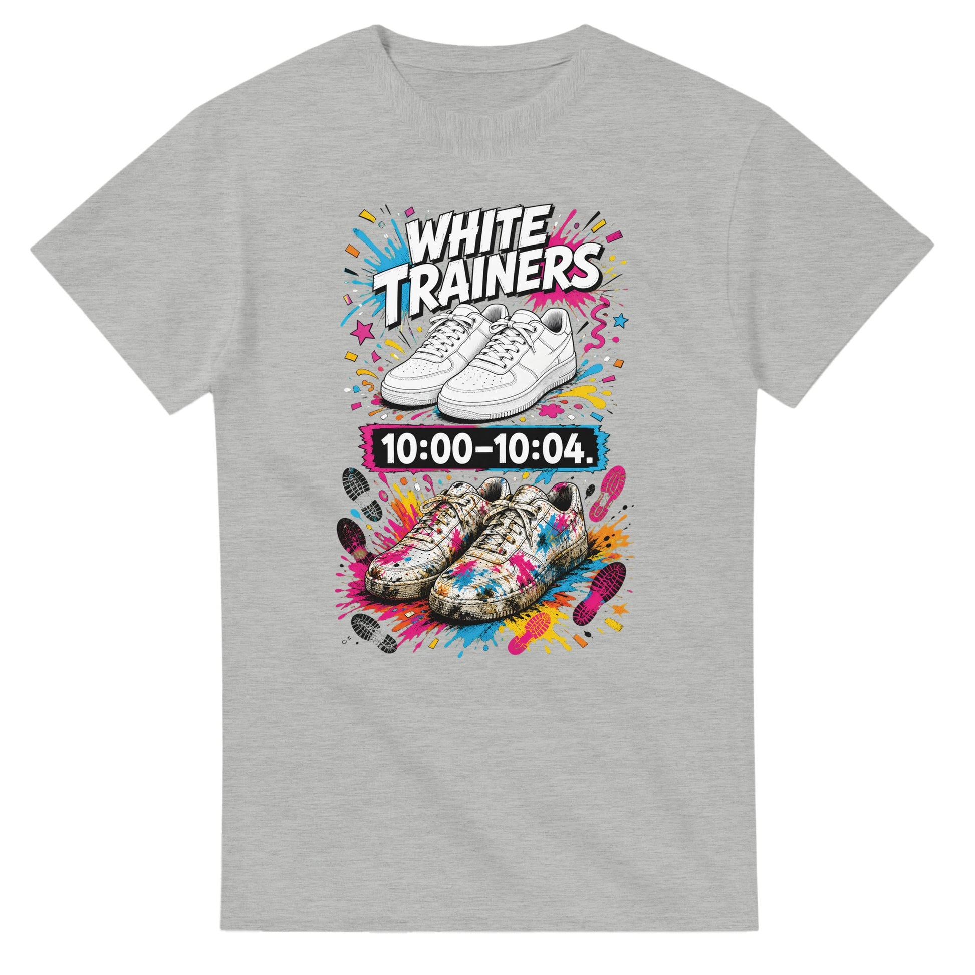 White Trainers: 10:00–10:04 T-shirt — product view 2