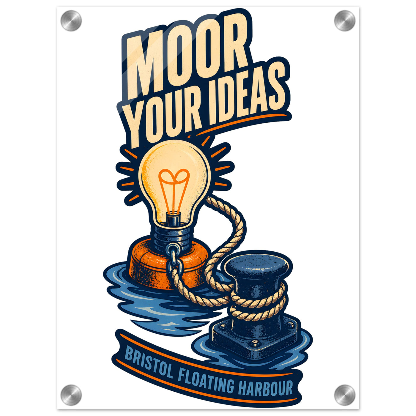 Moor Your Ideas – Bristol Floating Harbour Acrylic Print
