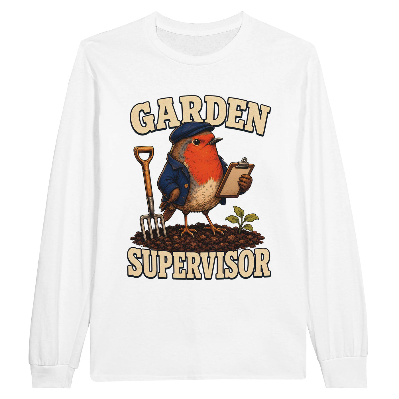 Garden Supervisor Robin Long-Sleeve T-shirt