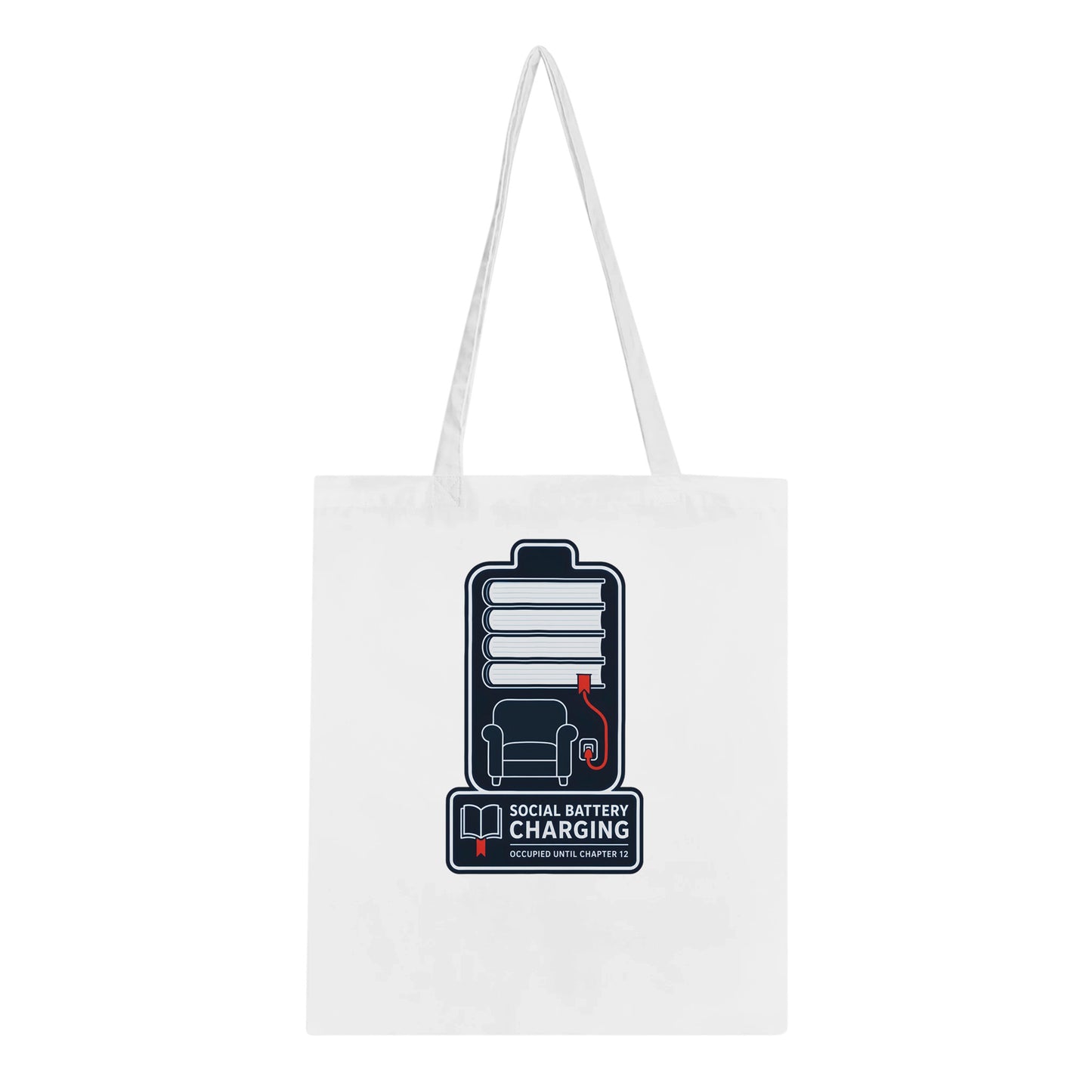 Social Battery Charging Tote Bag — product view 5