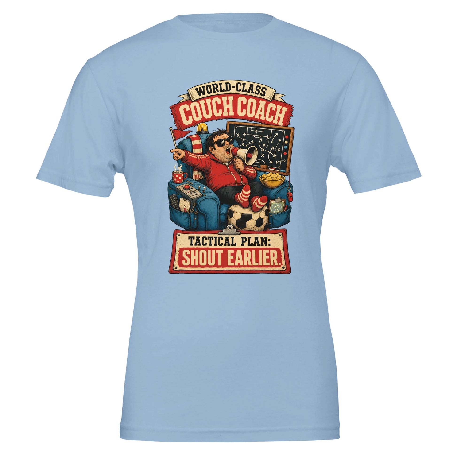 World-Class Couch Coach T-shirt — product view 2