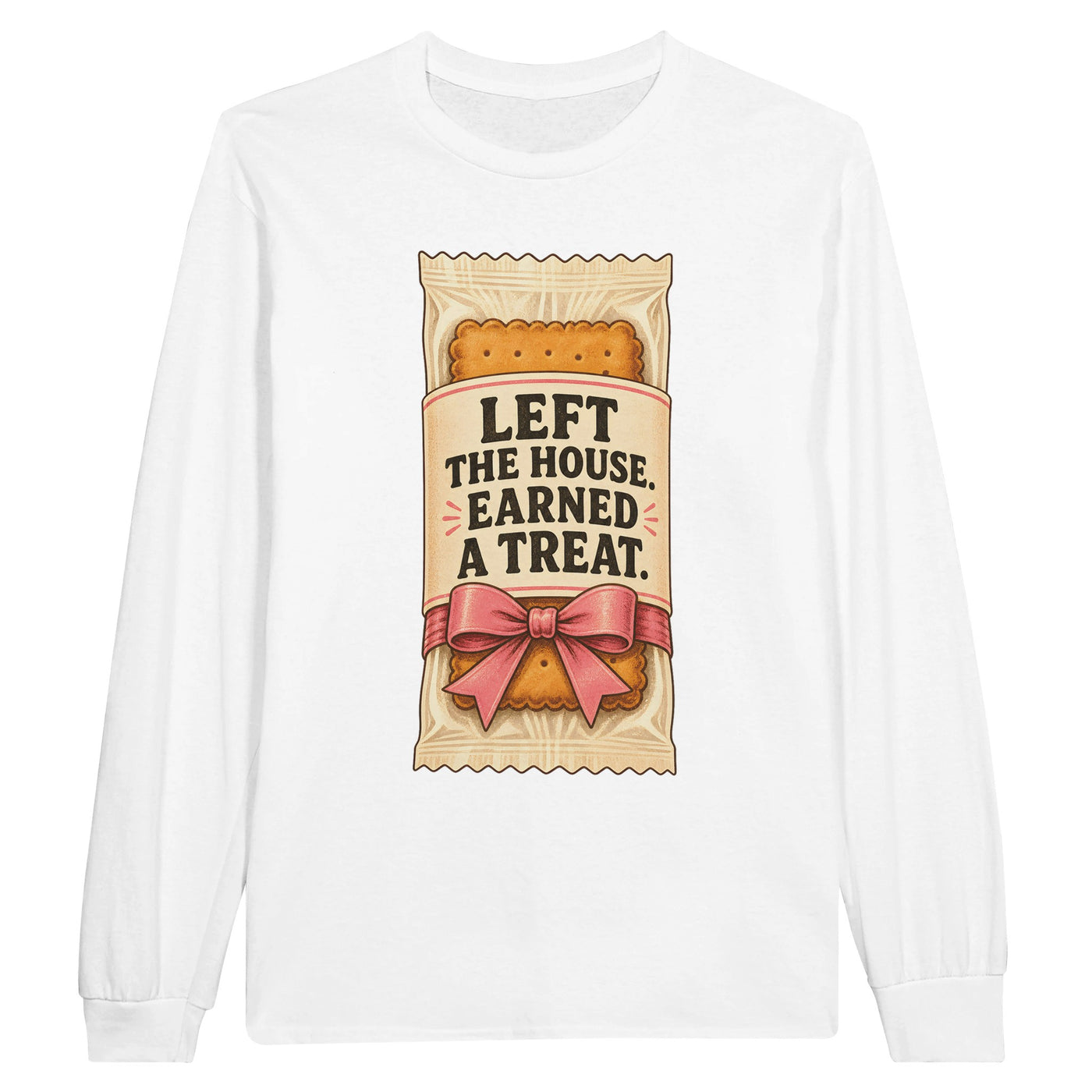 Left the House, Earned a Treat Long-Sleeve T-shirt
