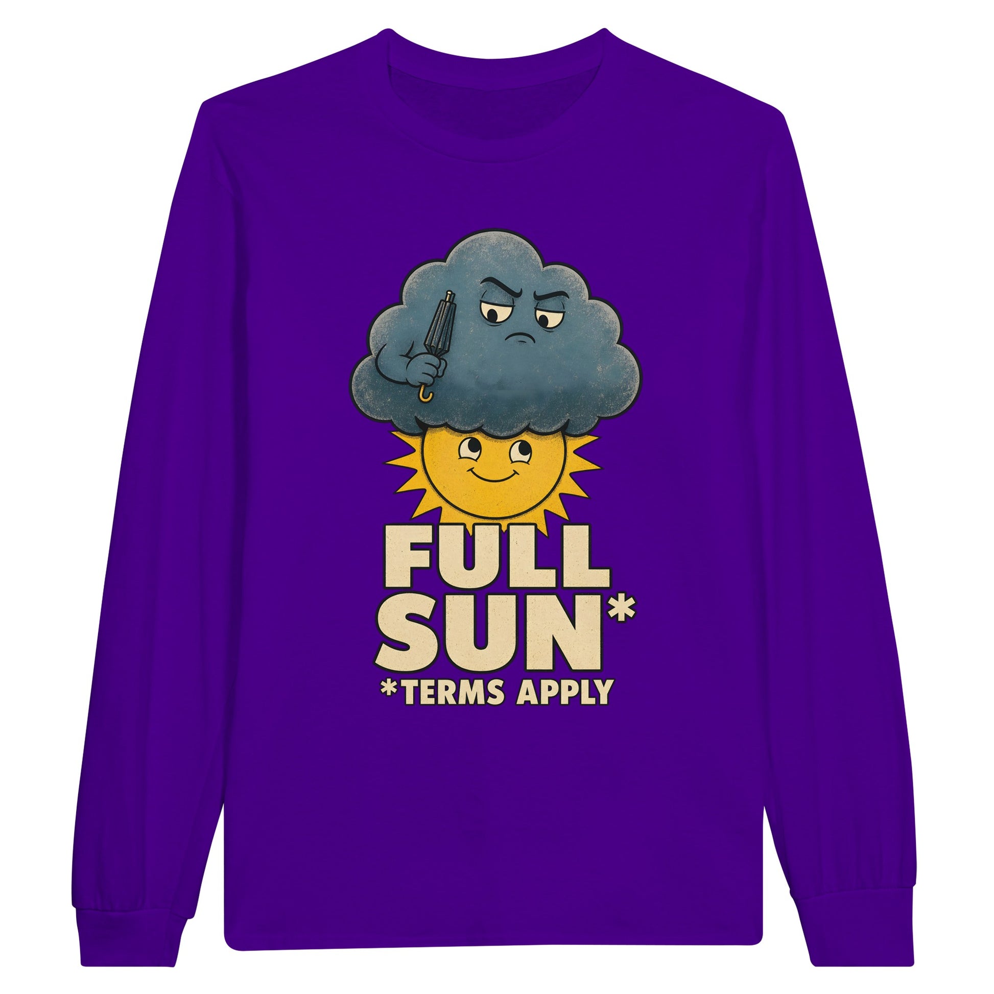 Full Sun, Terms Apply Weather Graphic Long-Sleeve T-shirt — product view 13