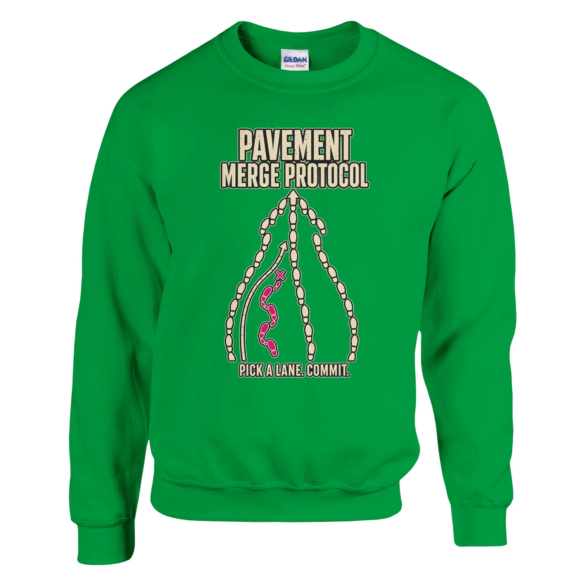 Pavement Merge Protocol — Pick a Lane Sweatshirt — product view 12