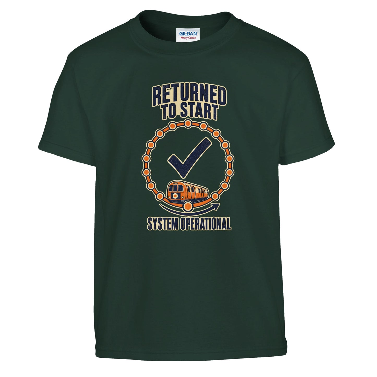 Glasgow Subway: System Operational Kids' T-shirt — product view 13