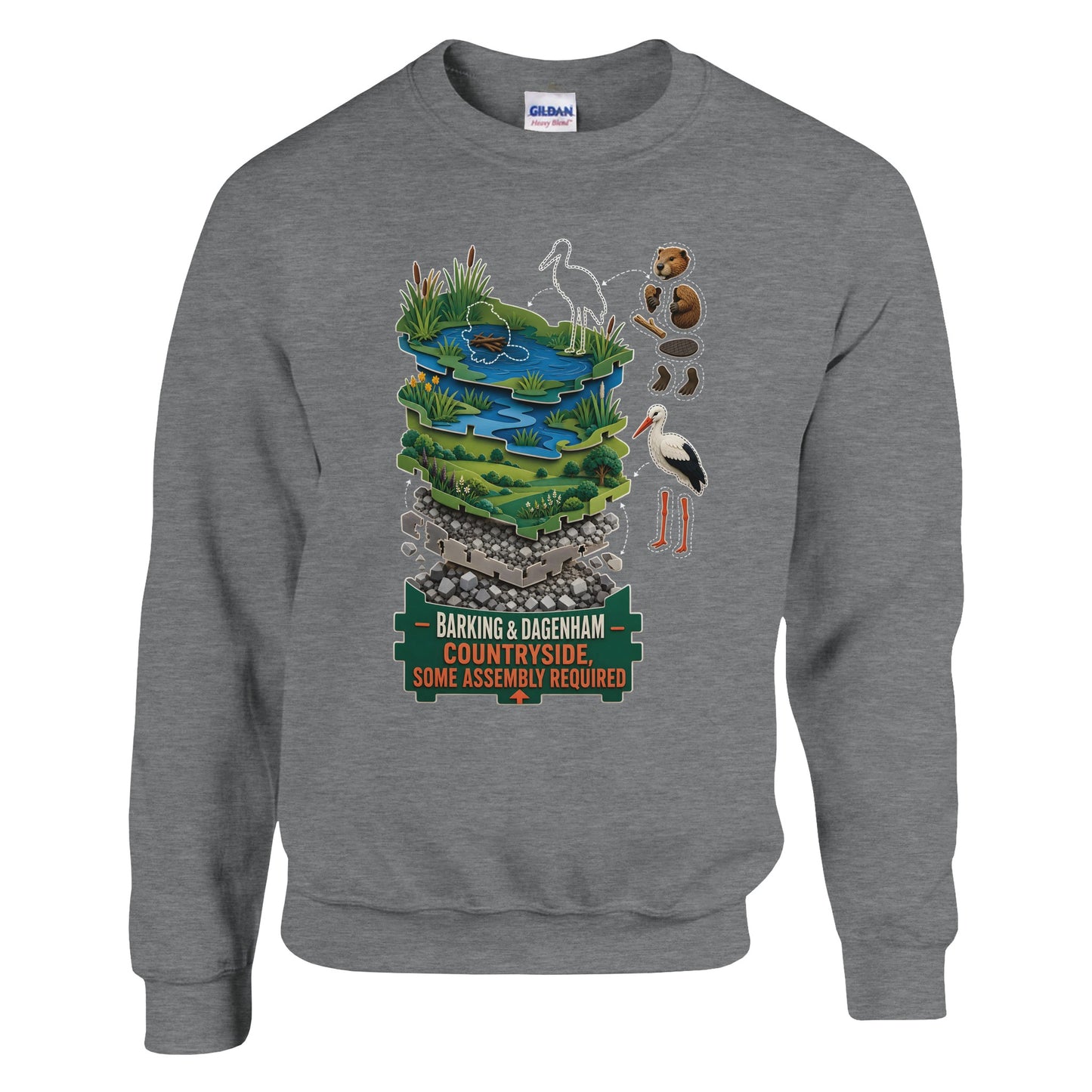 Barking & Dagenham Countryside Sweatshirt — product view 16