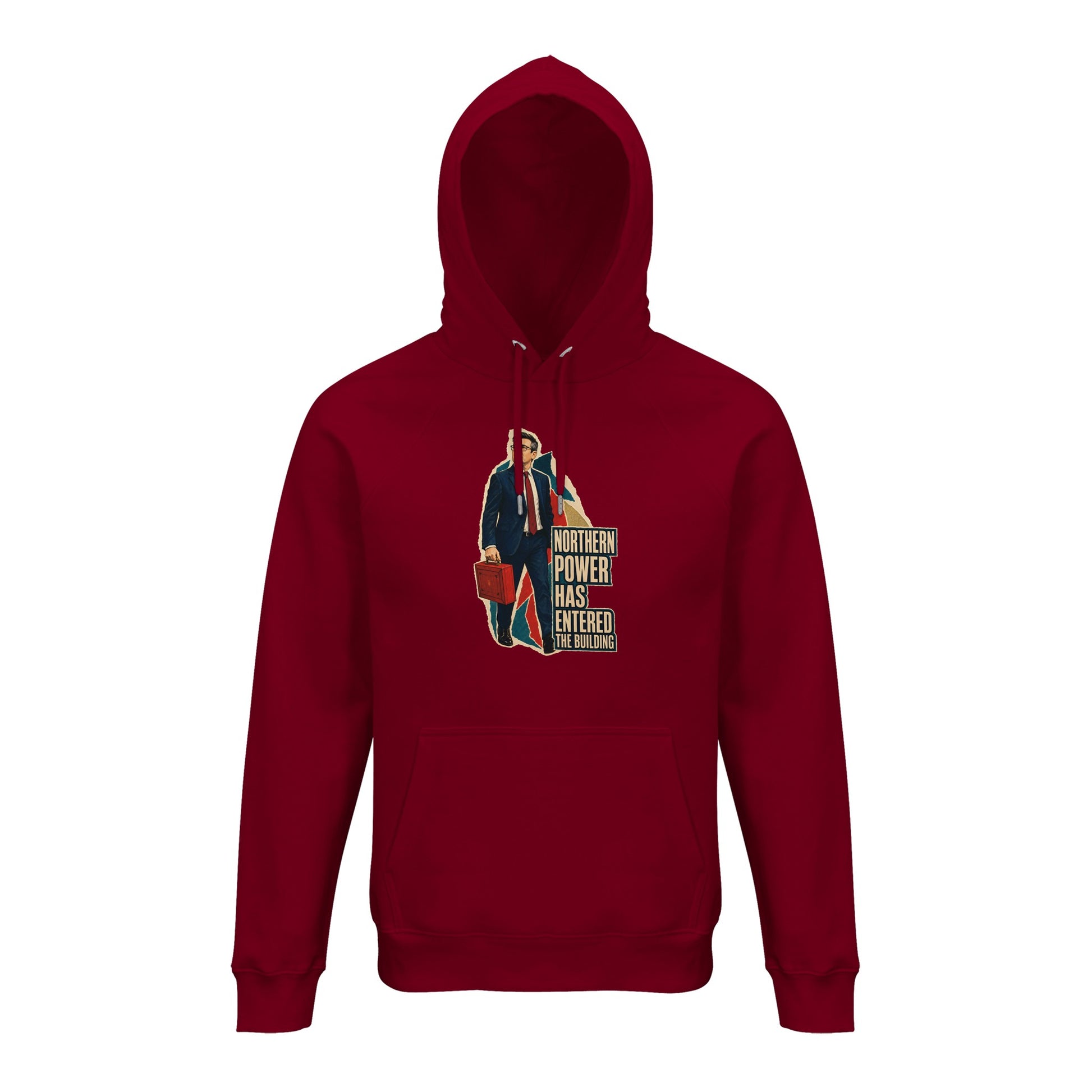 Northern Power Has Entered the Building Tote Bag Hoodie — product view 4