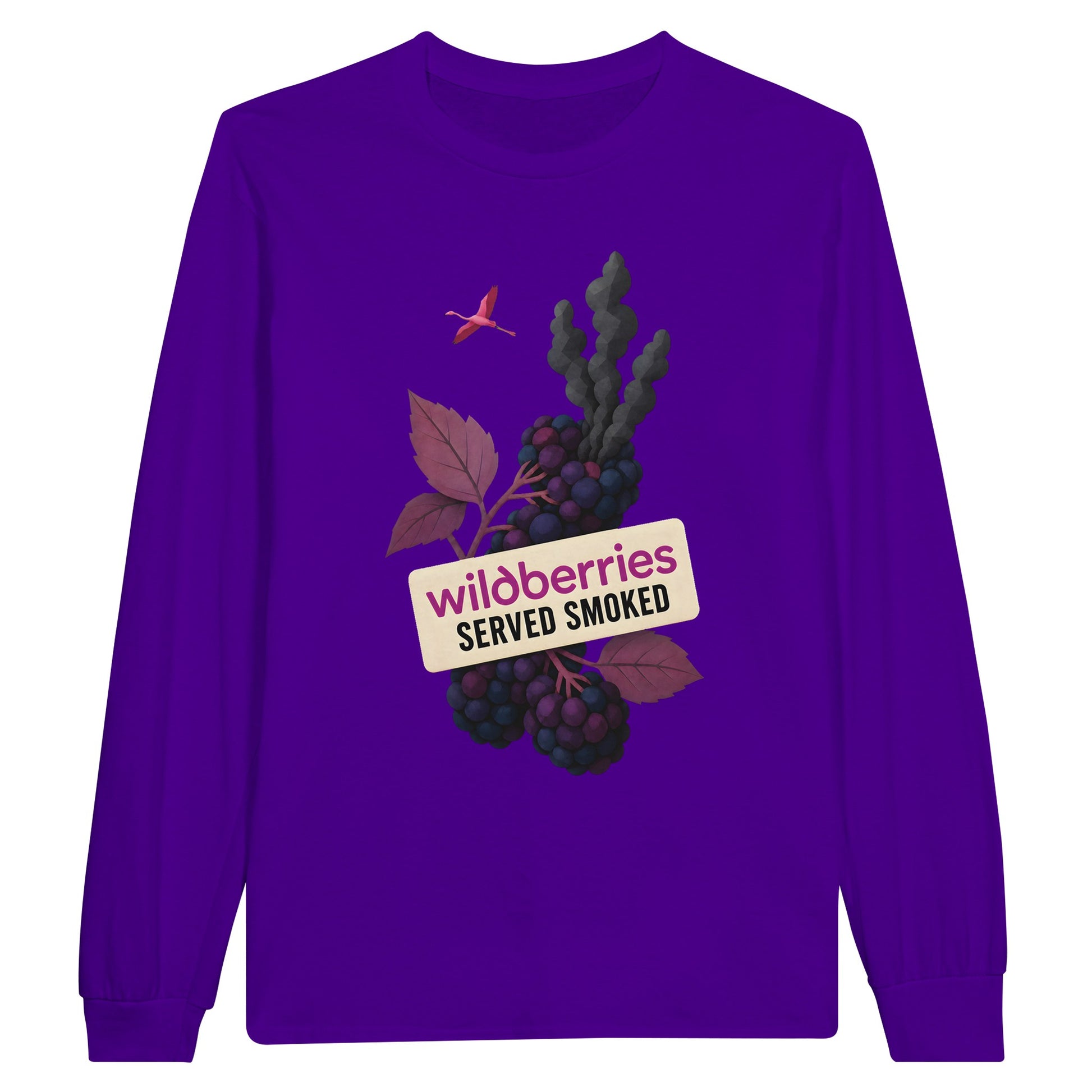 Wildberries, Served Smoked Long-Sleeve T-shirt — product view 13