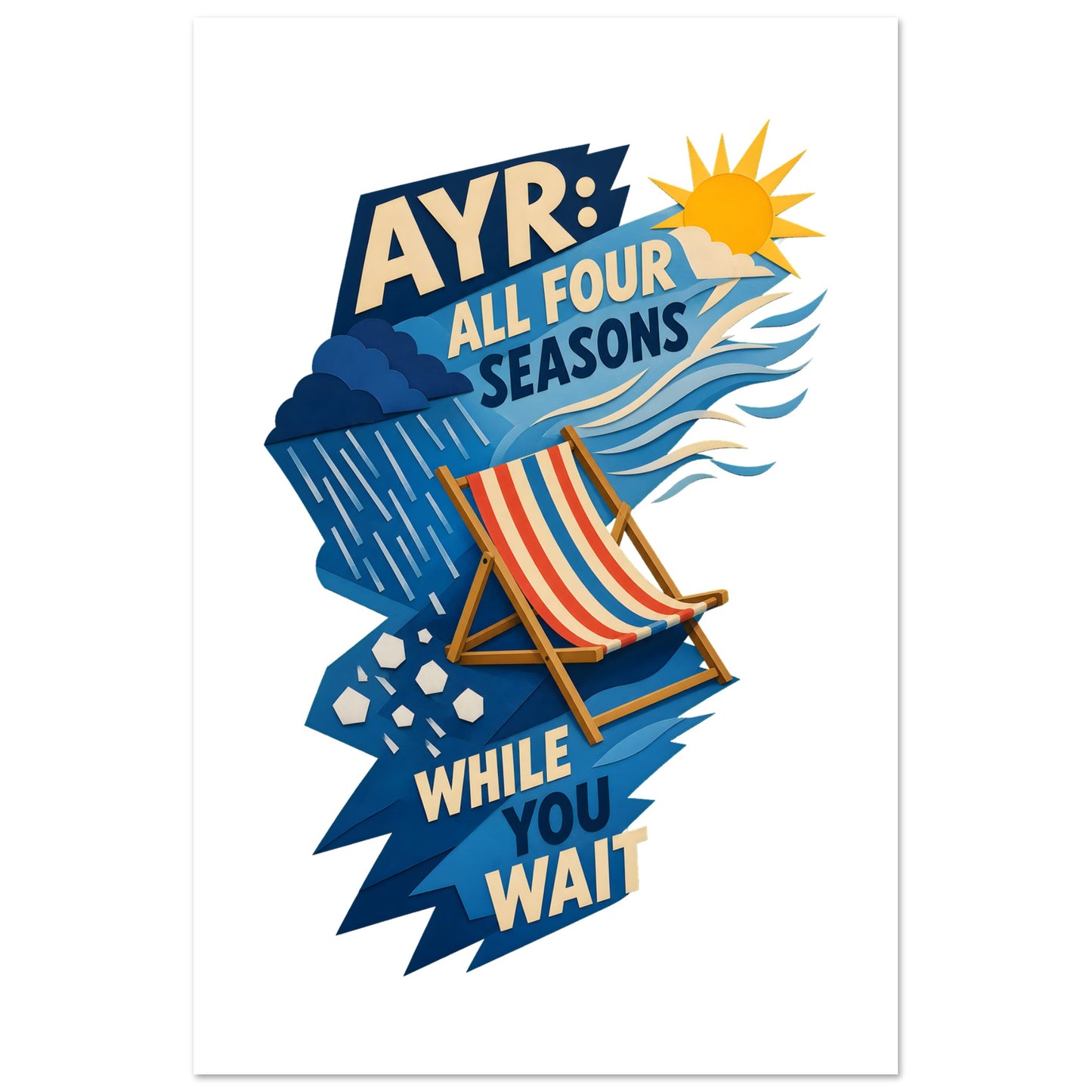 Ayr: All Four Seasons While You Wait Poster — product view 6