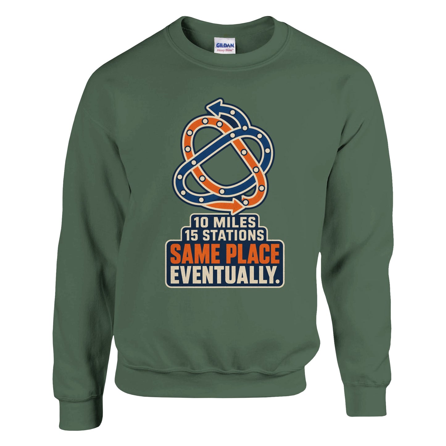 Glasgow Same Place Eventually Sweatshirt — product view 8