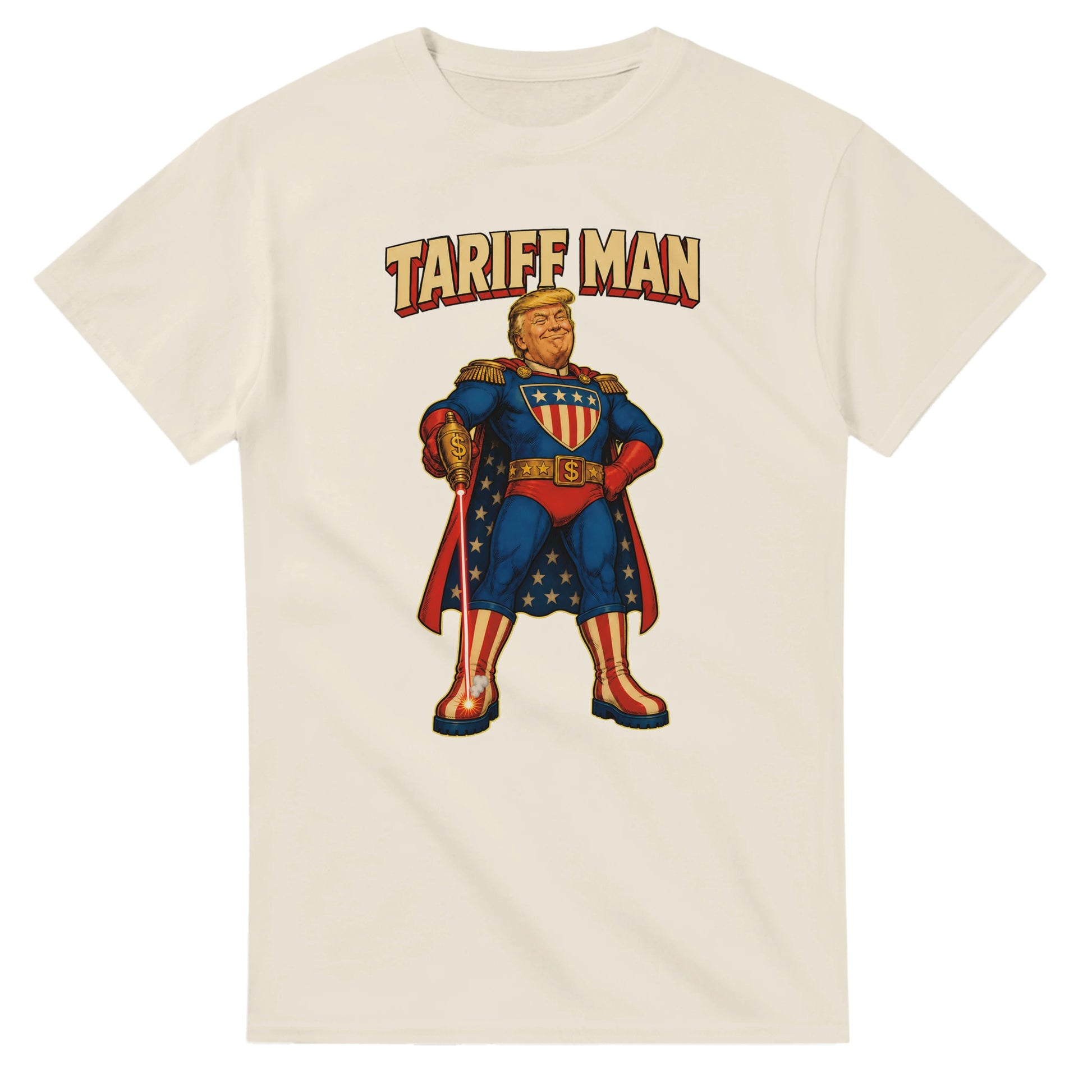 Tariff Man – Self-Shot Satire T-shirt — product view 5