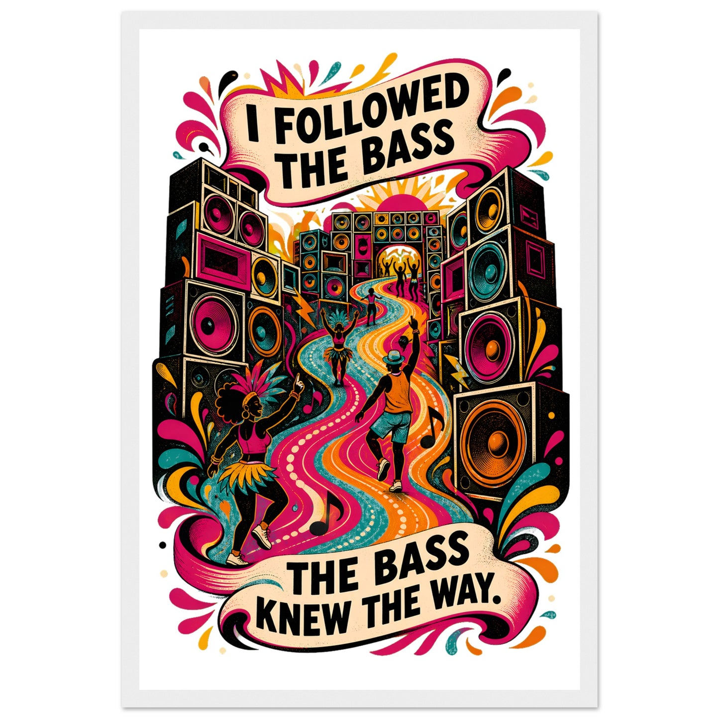 I Followed the Bass Framed Wall Art — product view 1