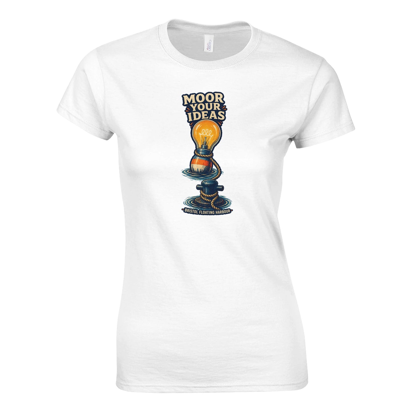 Moor Your Ideas – Bristol Floating Harbour Women's T-shirt — product view 1