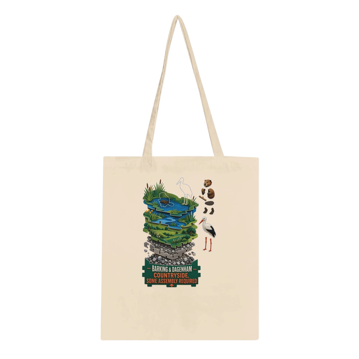 Barking & Dagenham Countryside Tote Bag — product view 1