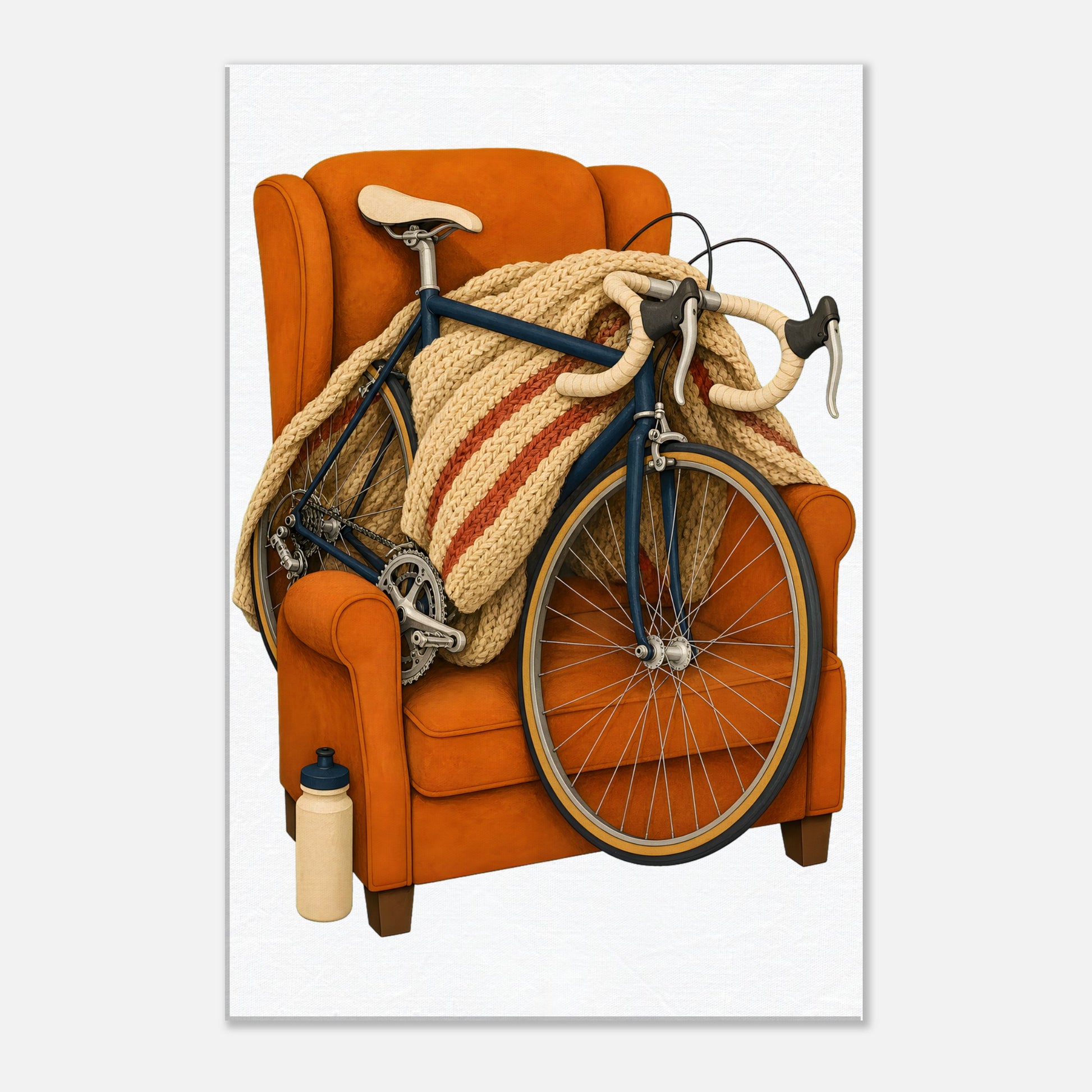 Bicycle Rest Day Canvas — product view 2