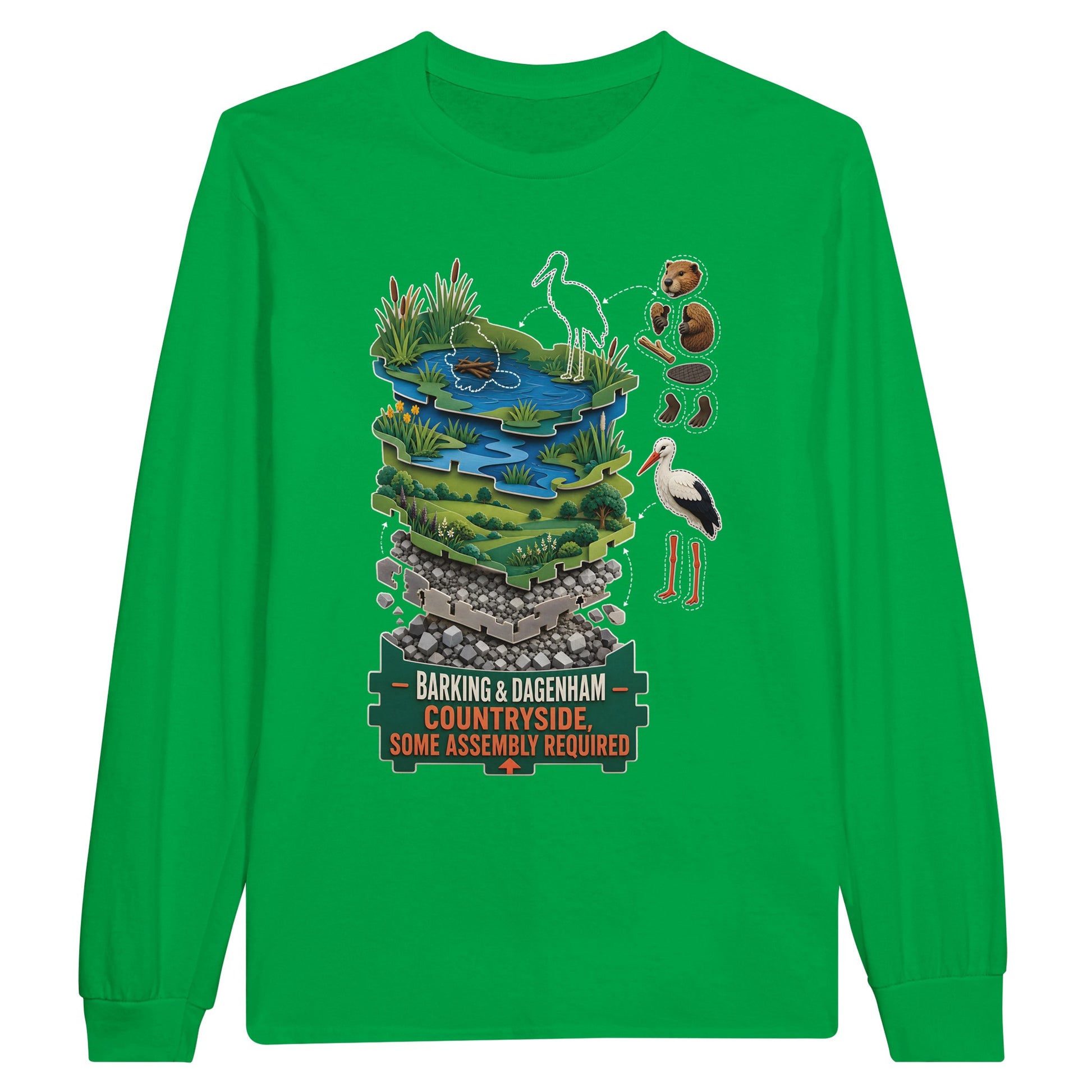 Barking & Dagenham Countryside Long-Sleeve T-shirt — product view 12