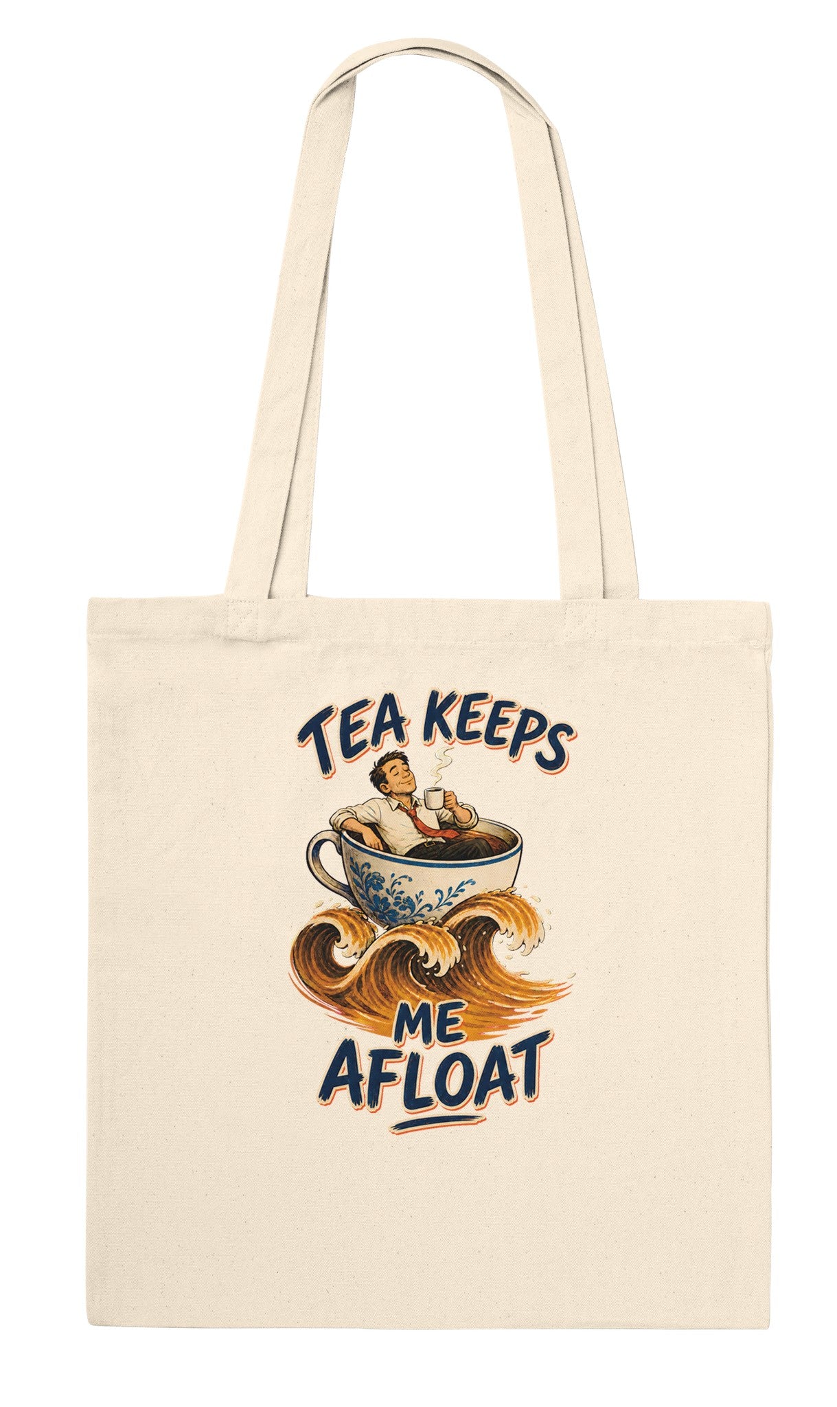Tea Keeps Me Afloat Tote Bag — product view 6