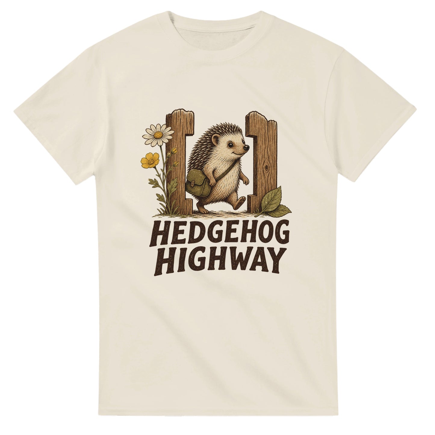 Hedgehog Highway Garden Graphic T-shirt — product view 8