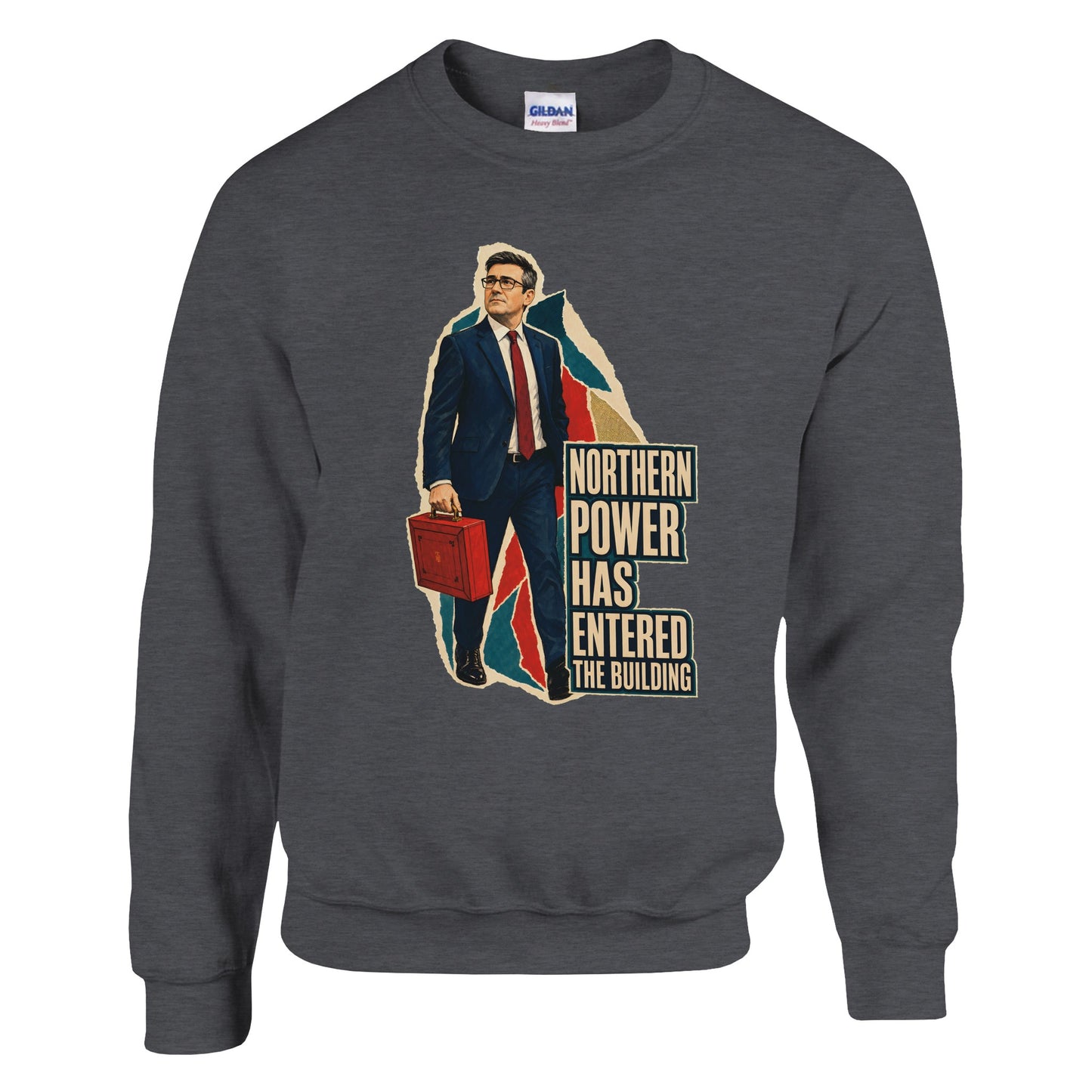 Northern Power Has Entered the Building Tote Bag Sweatshirt — product view 10