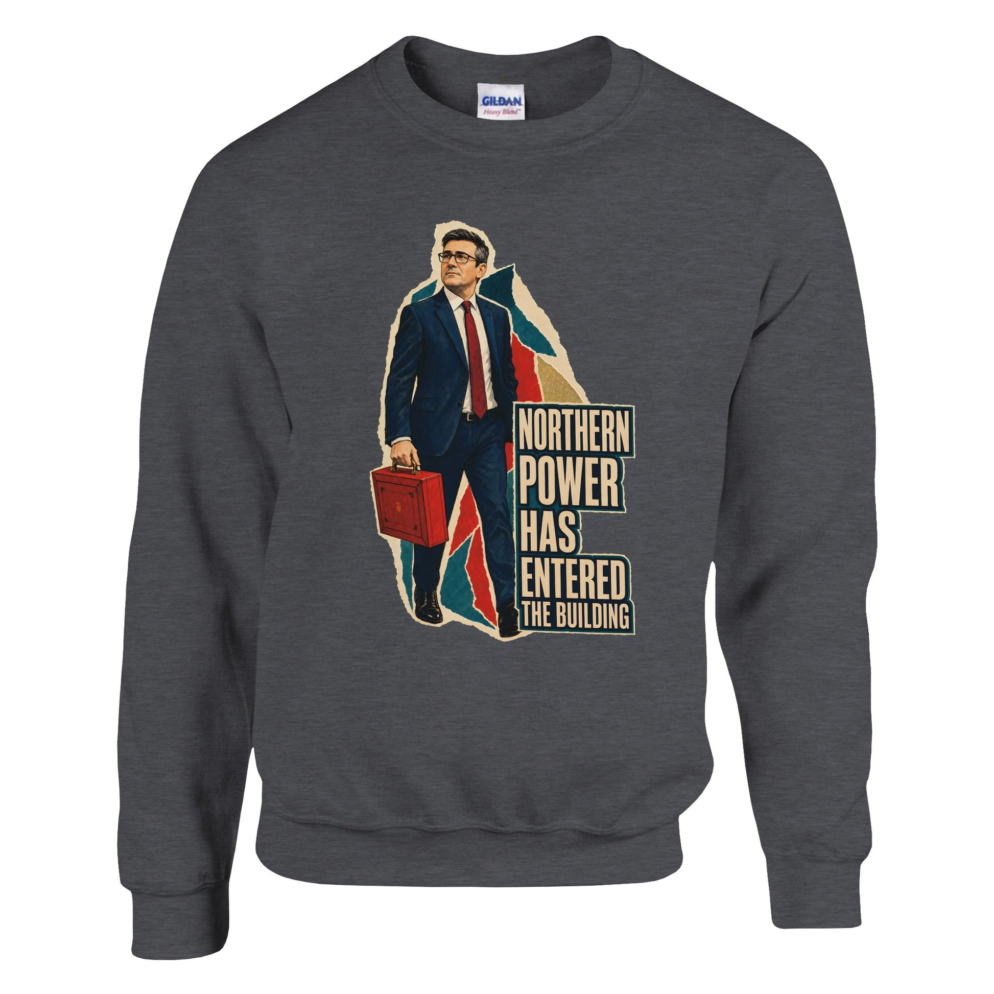 Northern Power Has Entered the Building Tote Bag Sweatshirt — product view 10