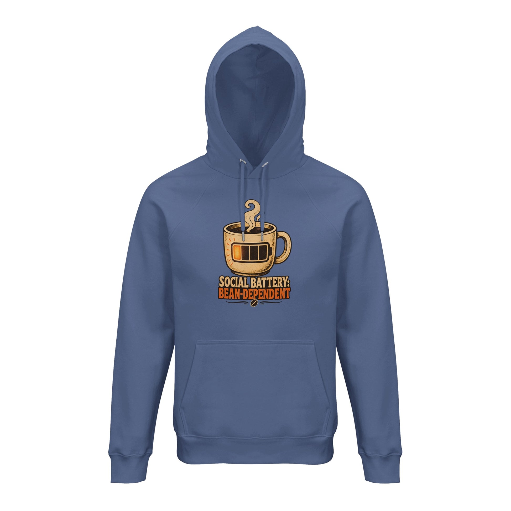 Social Battery: Bean-Dependent Graphic Hoodie — product view 9