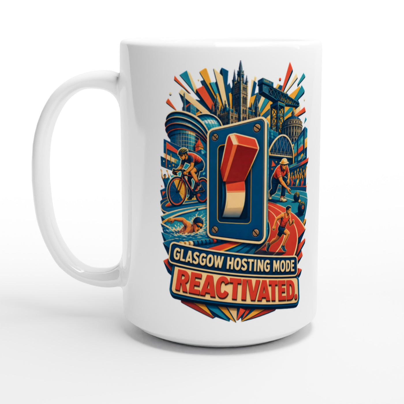 Glasgow Hosting Mode — Reactivated Large Mug