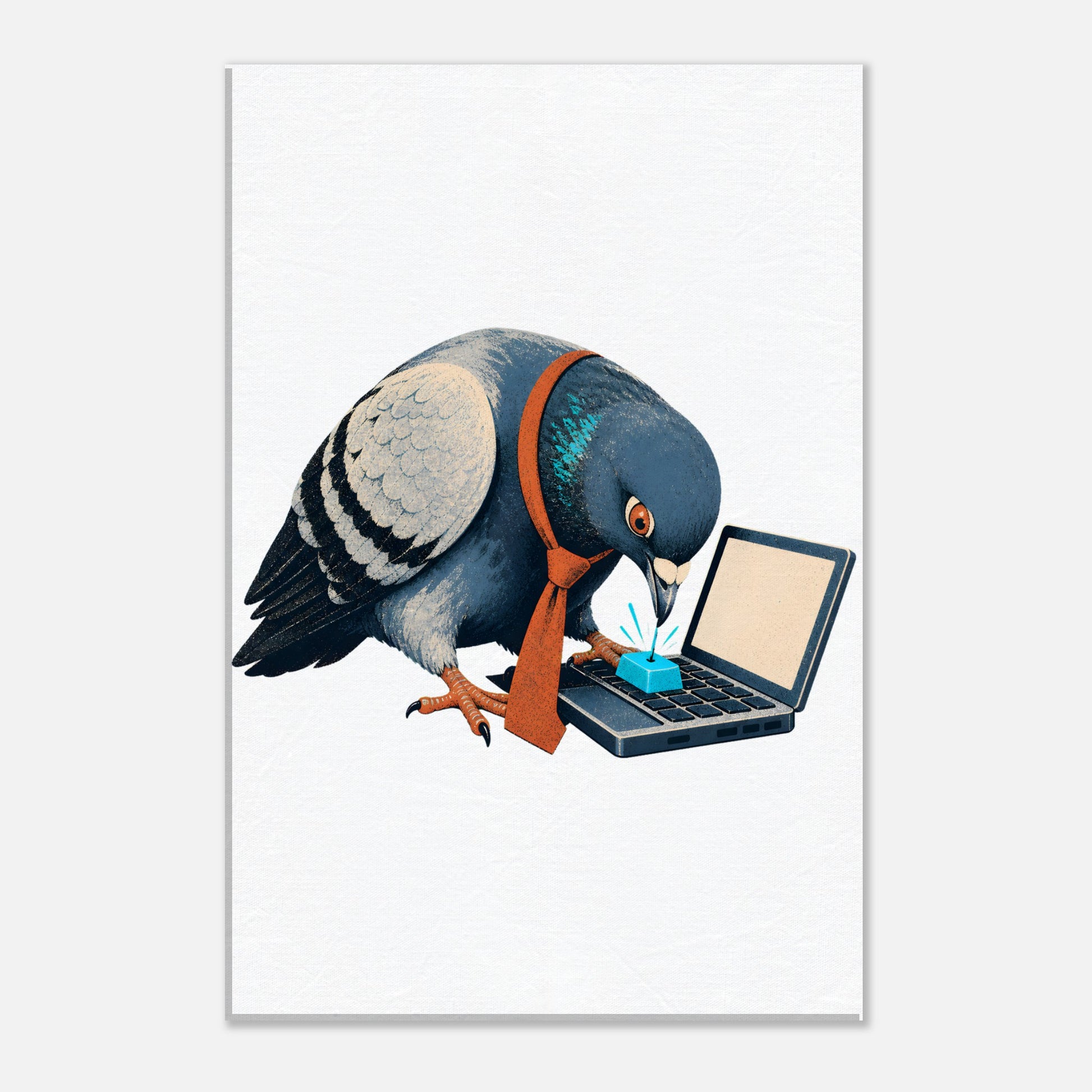 Pigeon Hits Send Canvas — product view 3