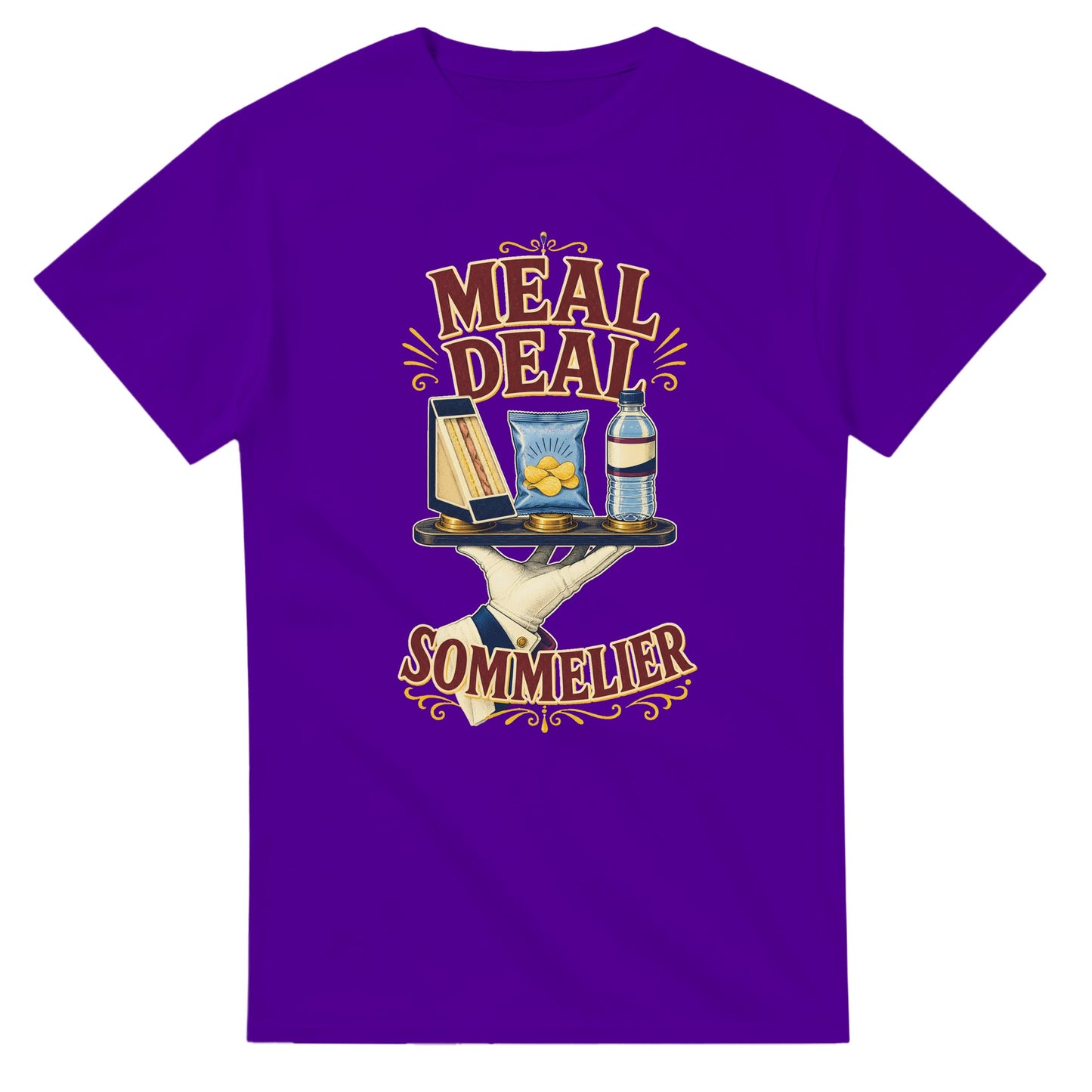 Meal Deal Sommelier British Lunch Design T-shirt — product view 16