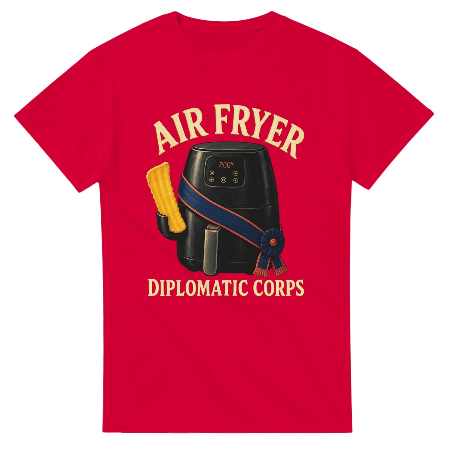 Air Fryer Diplomatic Corps T-shirt — product view 9